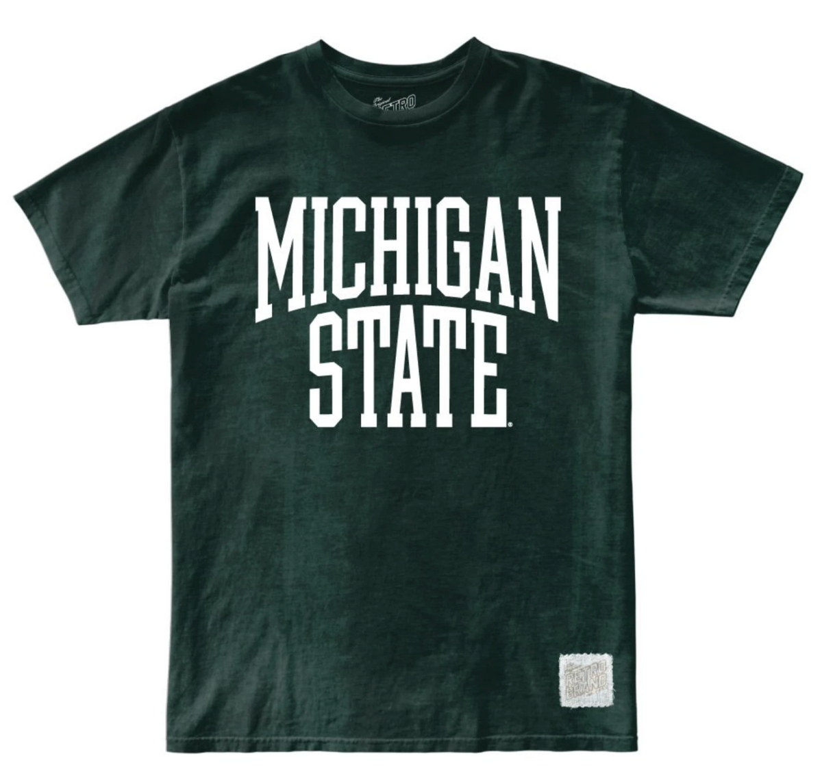 Michigan State Spartans Oil Wash Tee