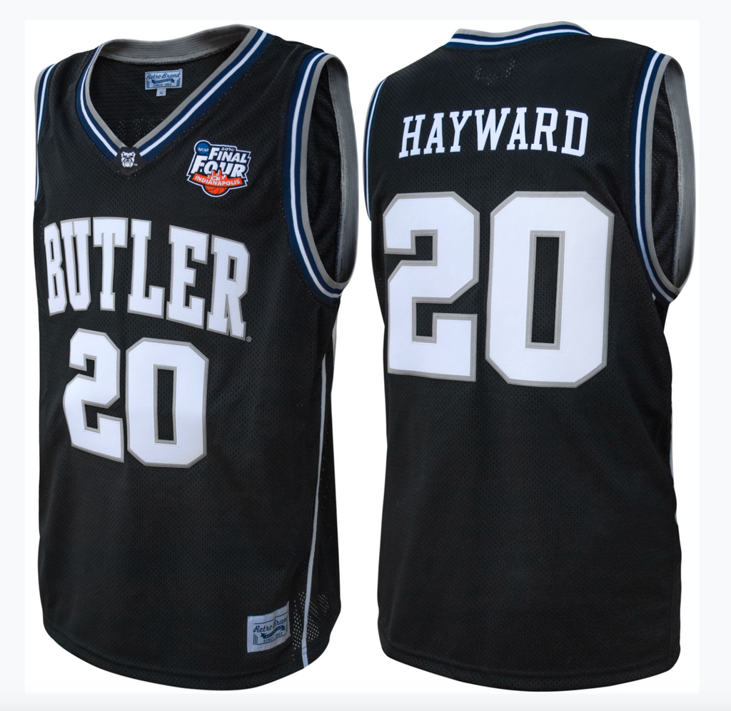 Butler Bulldogs Gordon Hayward Throwback Jersey ORIGINAL RETRO BRAND