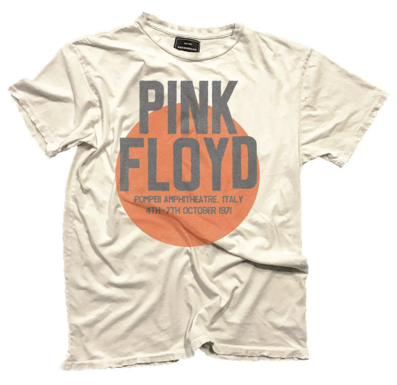 Pink Floyd Pompeii Black Label Tee – ORIGINAL RETRO BRAND