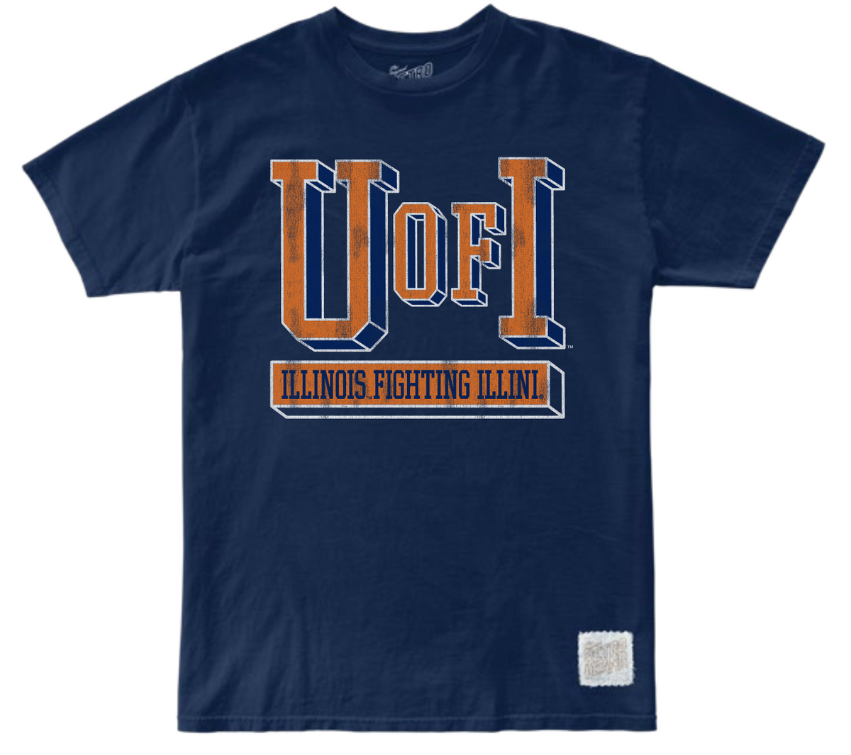 Illinois Fighting Illini 100% Cotton Tee