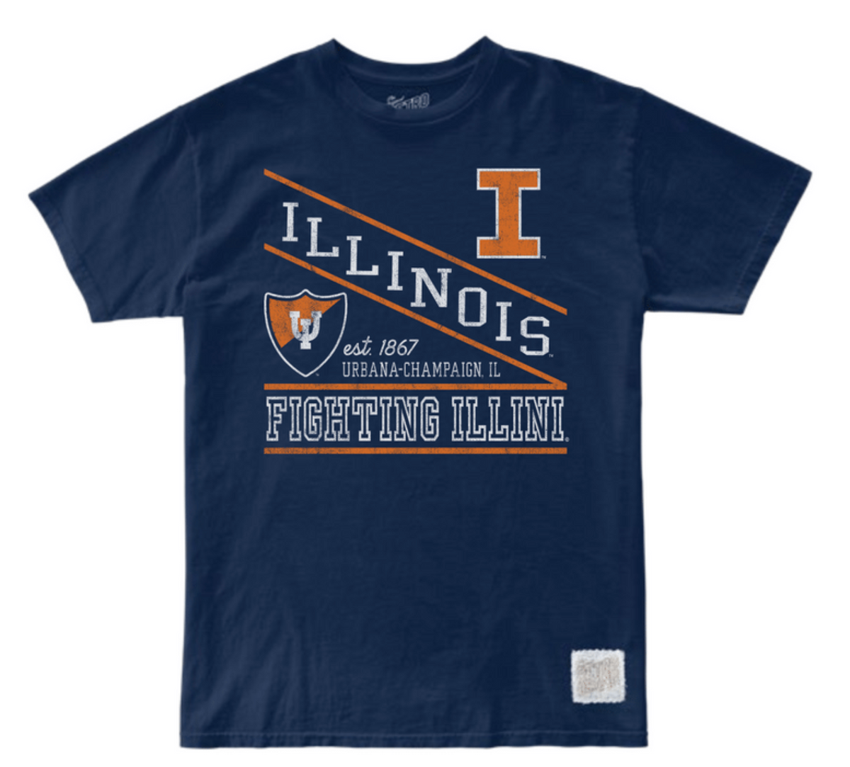 Illinois Fighting Illini 100% Cotton Tee