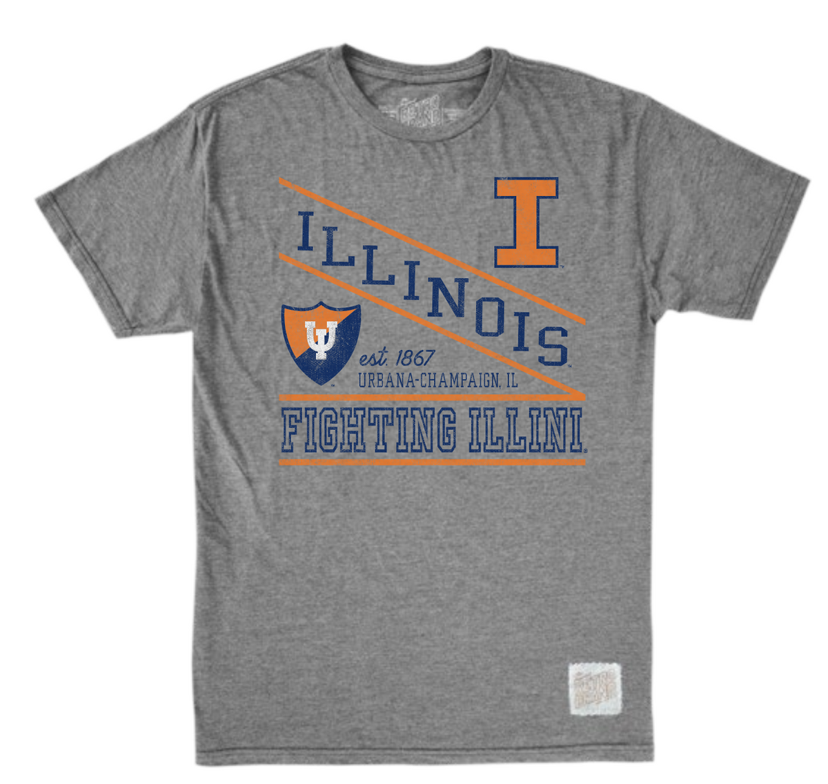 Illinois Fighting Illini Dual Blend Tee