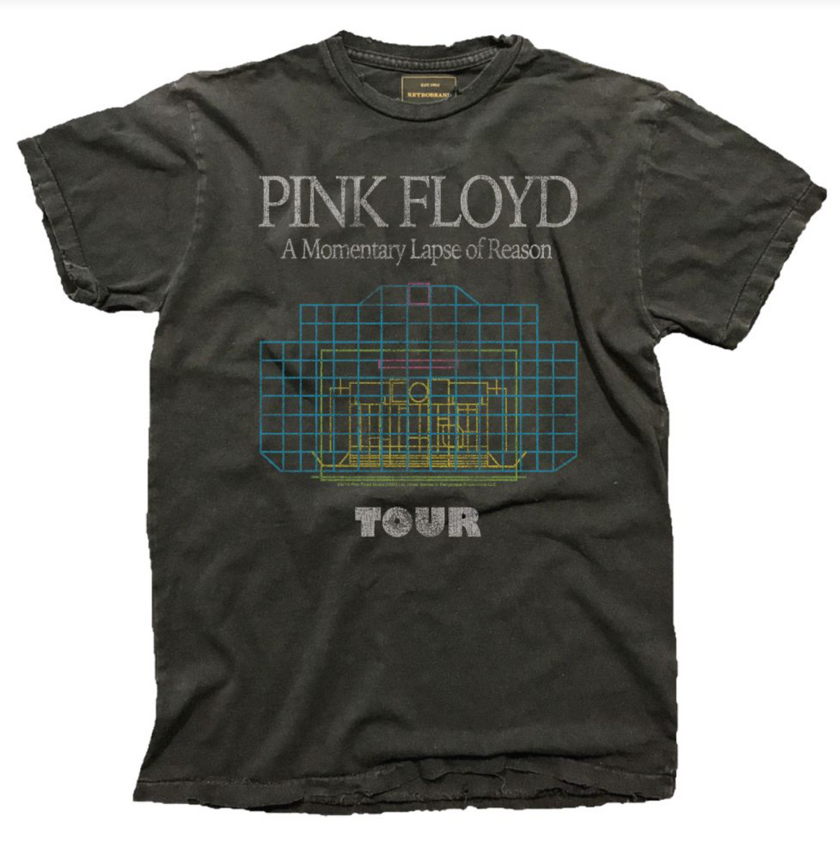 Pink Floyd "A Momentary Lapse of Reason Tour" Black Label Tee