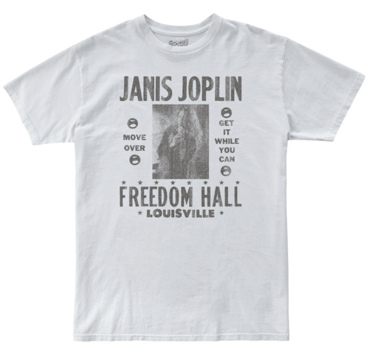 Janis Joplin Freedom Hall 100% Cotton Tee