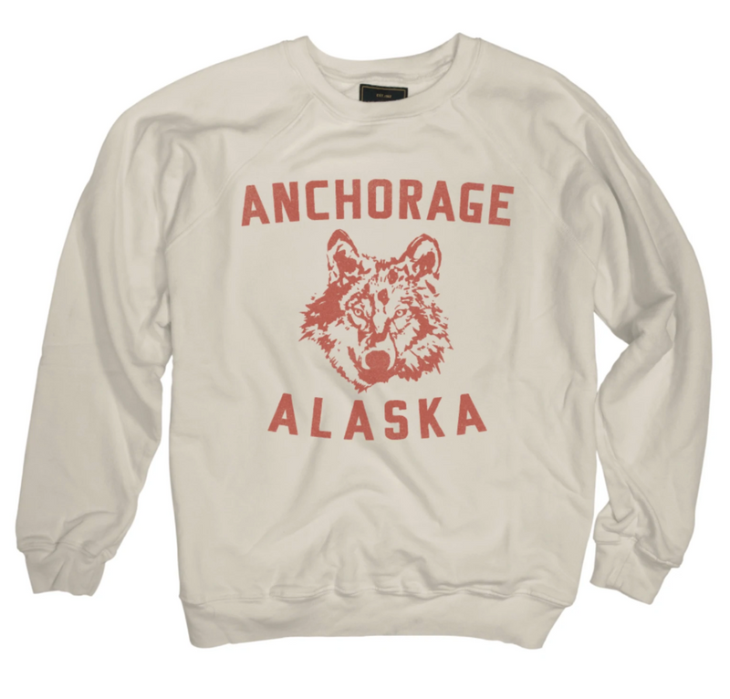 Anchorage Alaska Black Label Sweatshirt – ORIGINAL RETRO BRAND