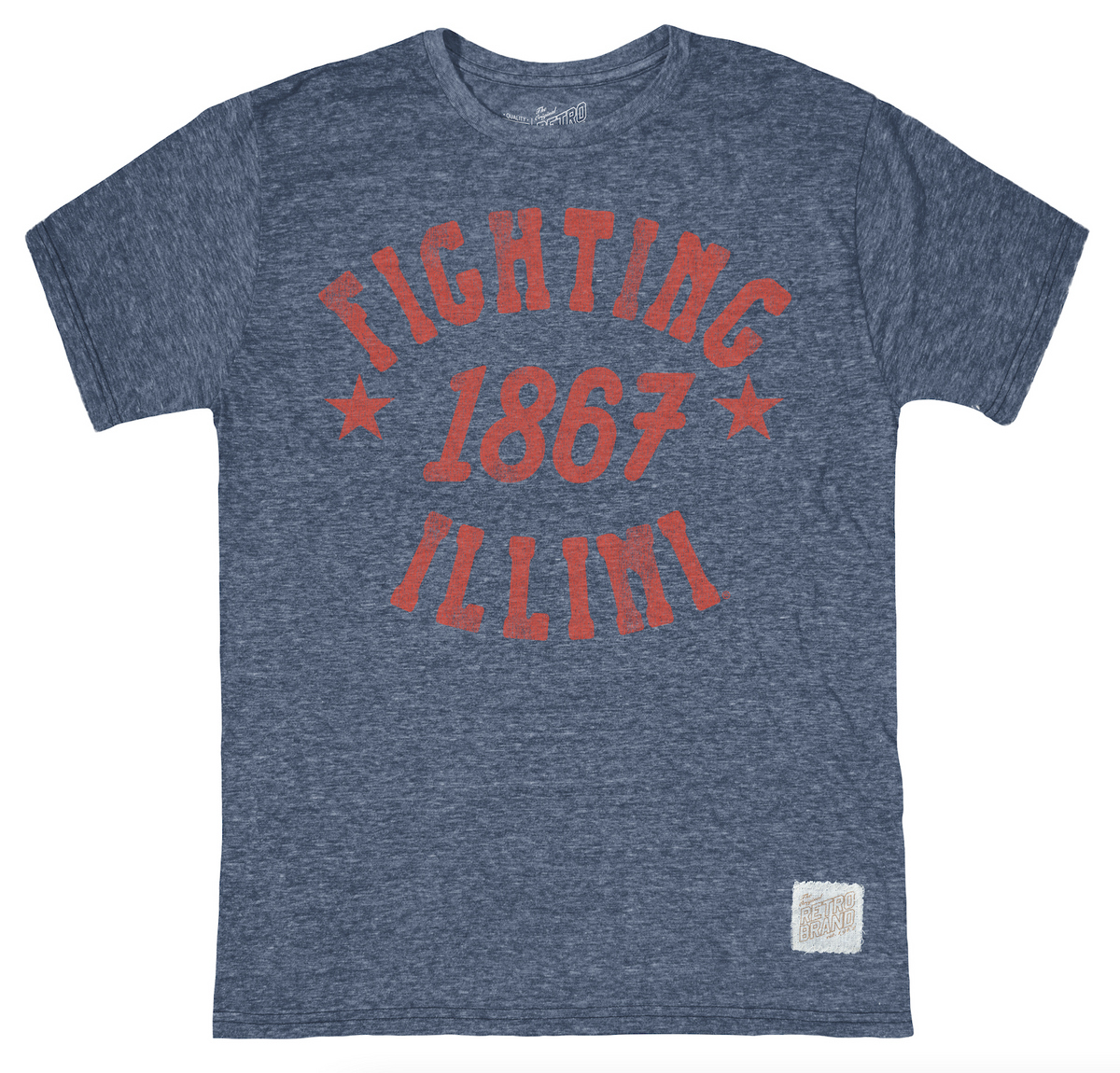 Illinois Fighting Illini Tri-Blend Tee