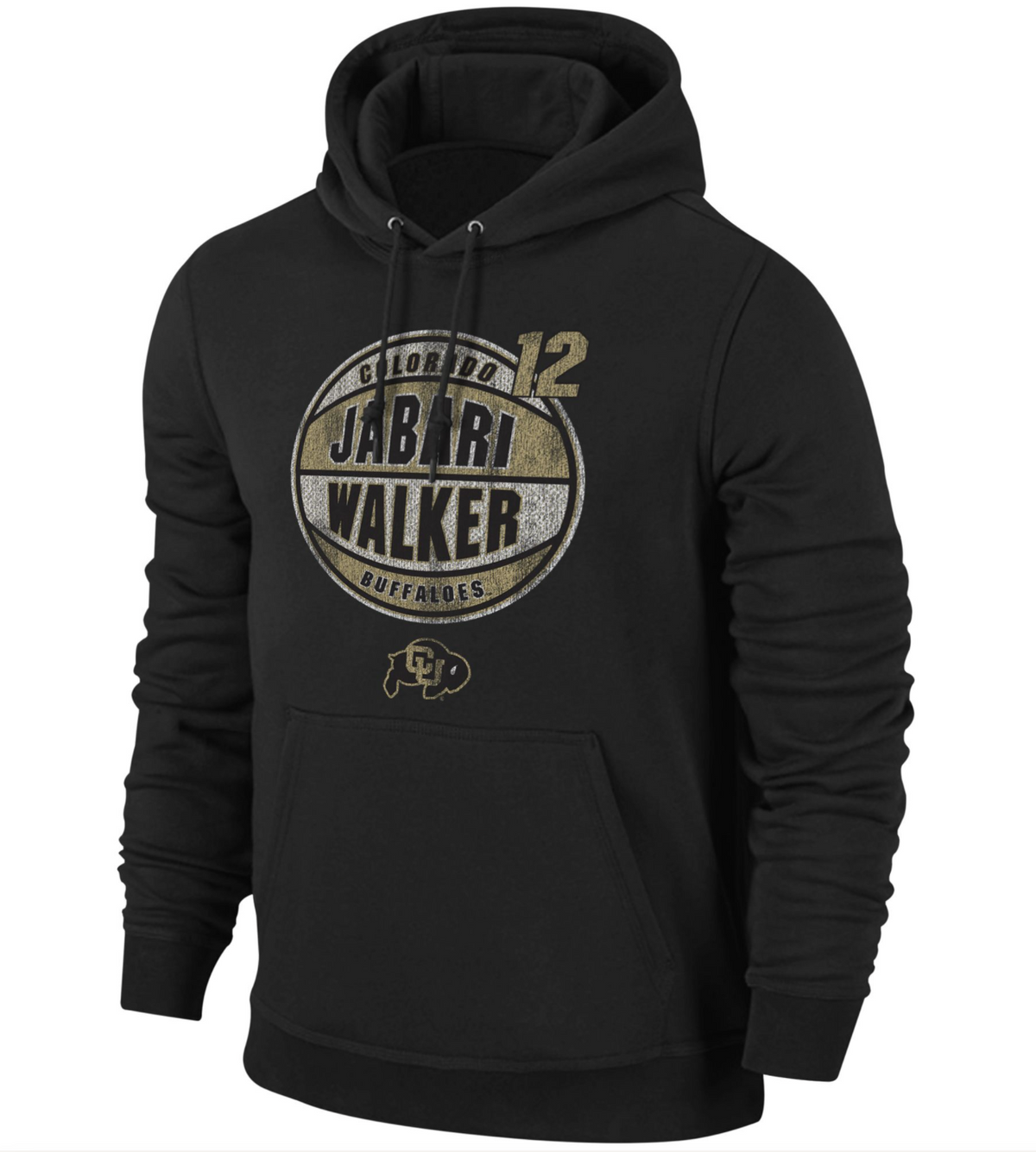 Jabari Walker Colorado Buffaloes Hooded Sweatshirt