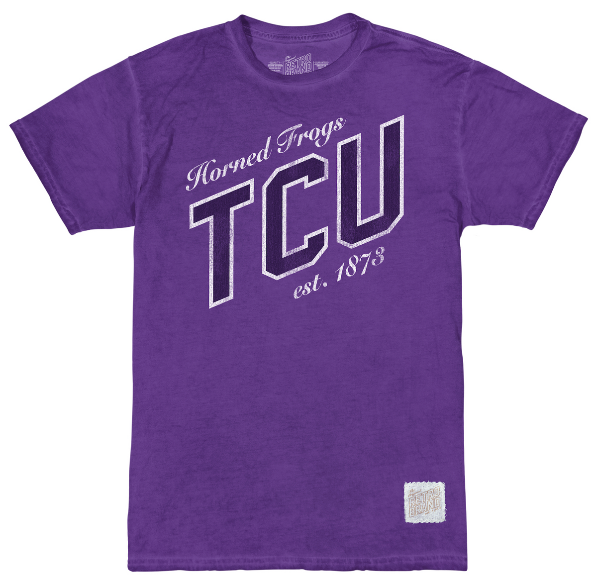 TCU Horned Frogs Oil Wash Tee