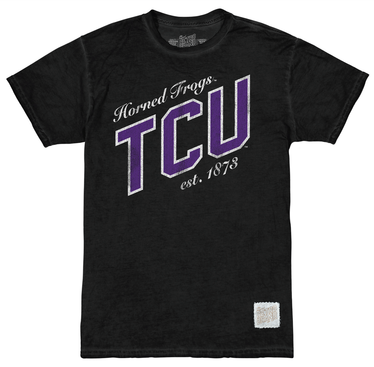 TCU Horned Frogs Oil Wash Tee