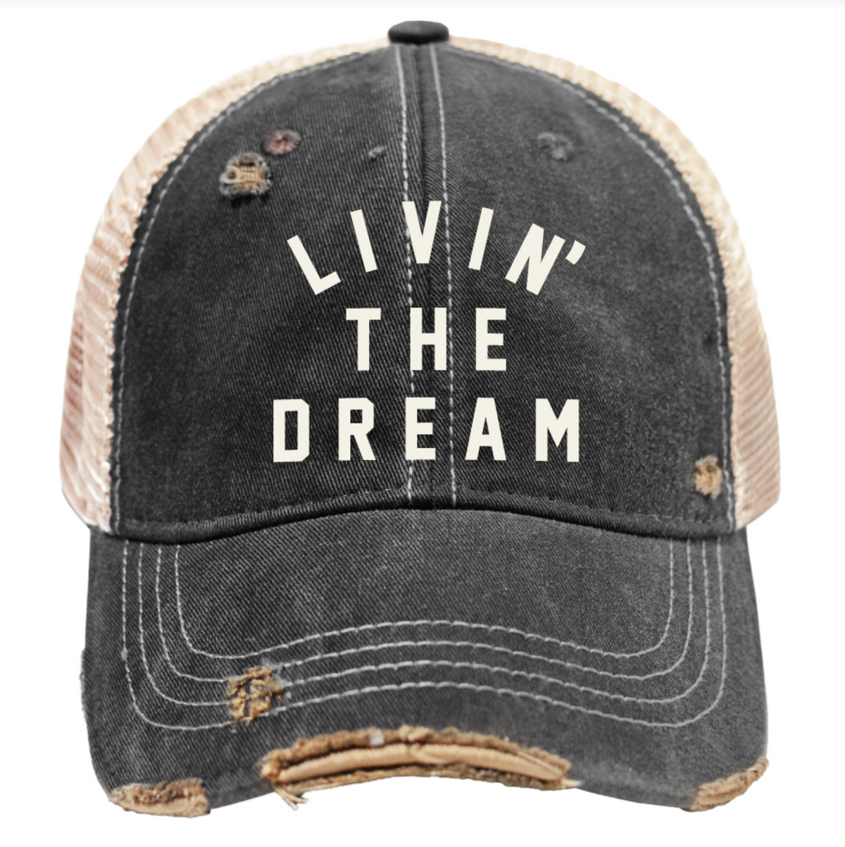 Livin' The Dream Snap Back Trucker Cap