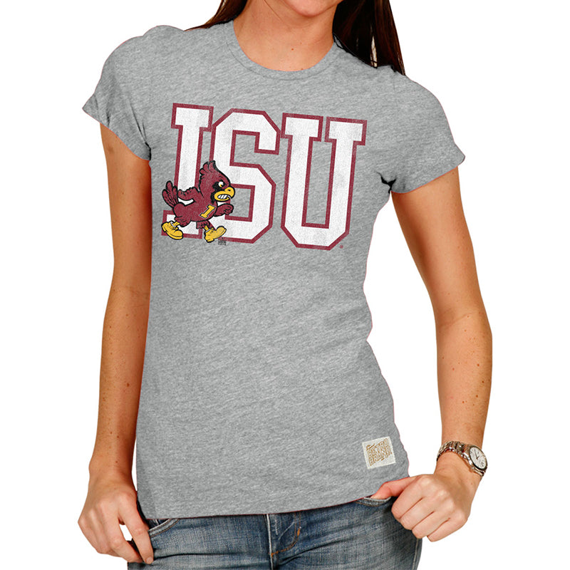 Iowa State Cyclones Women's Tri-blend crew tee