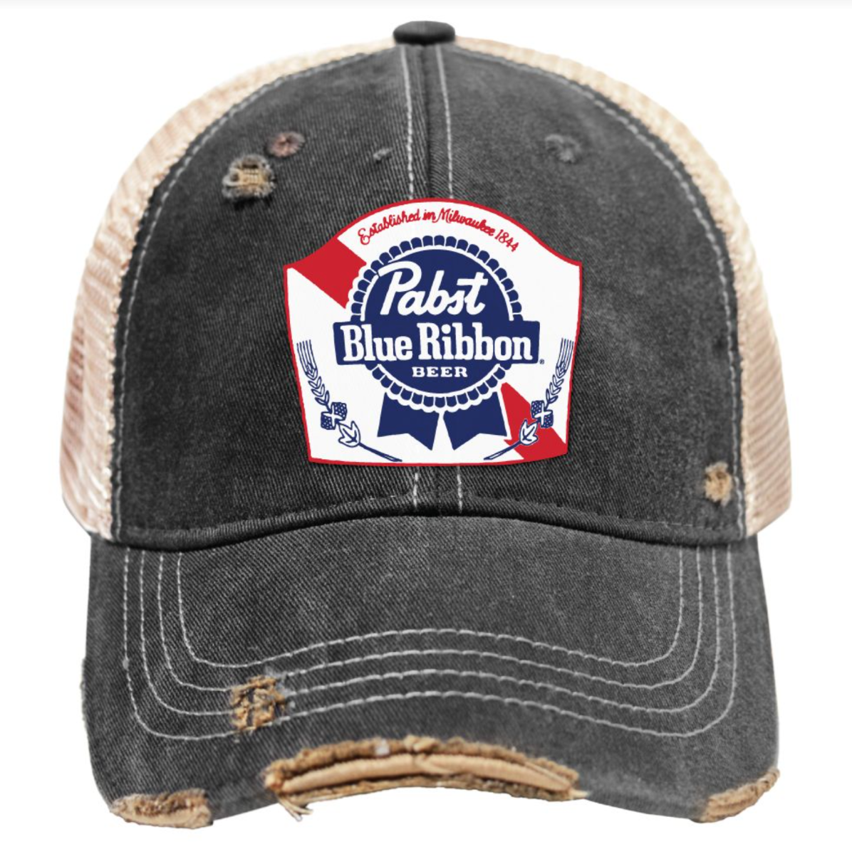 PBR Vintage Snap Back Trucker Cap